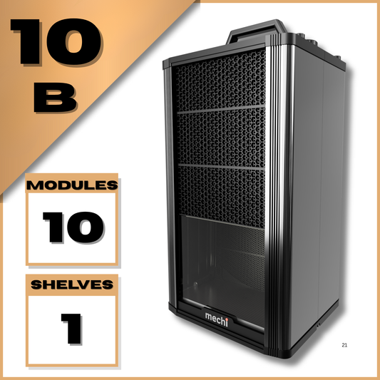 Slider Case 10B with Modules