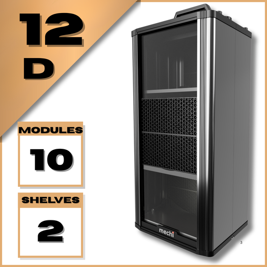 Slider Case 12D with Modules