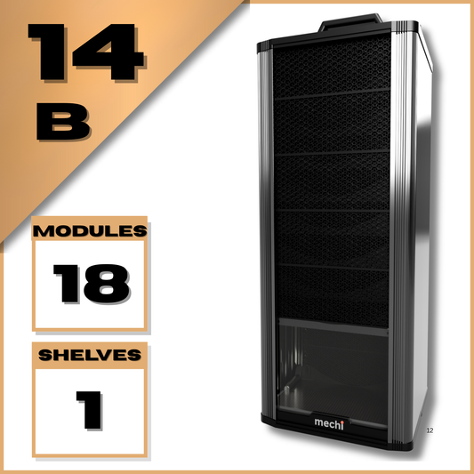 Slider Case 14B with Modules