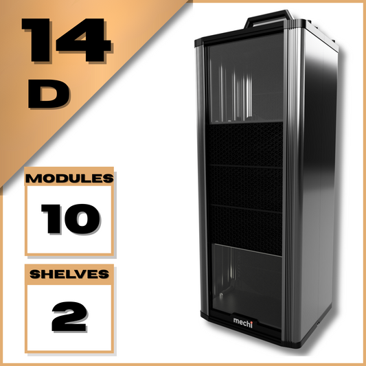 Slider Case 14D with Modules