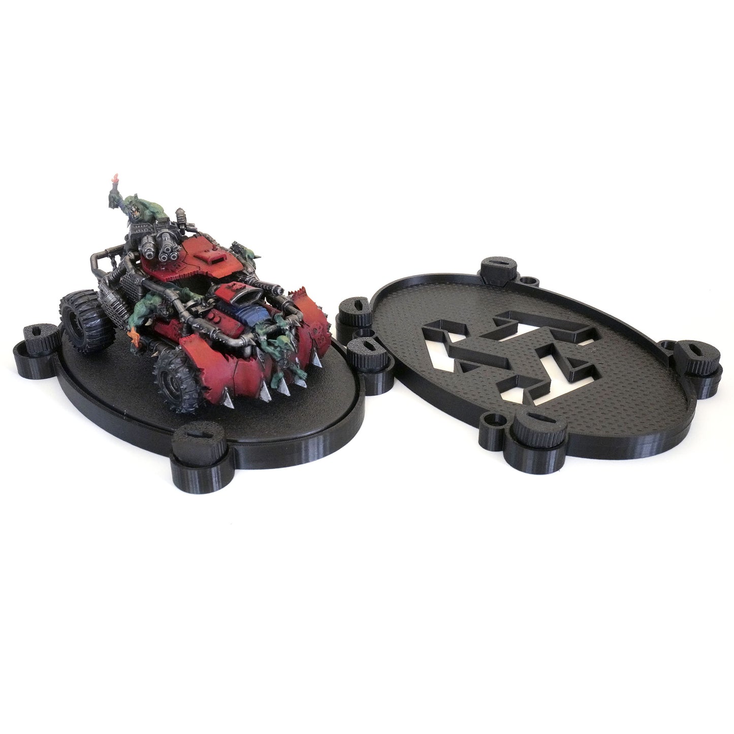 Monster Mechi Single 150mm Oval Base Mount