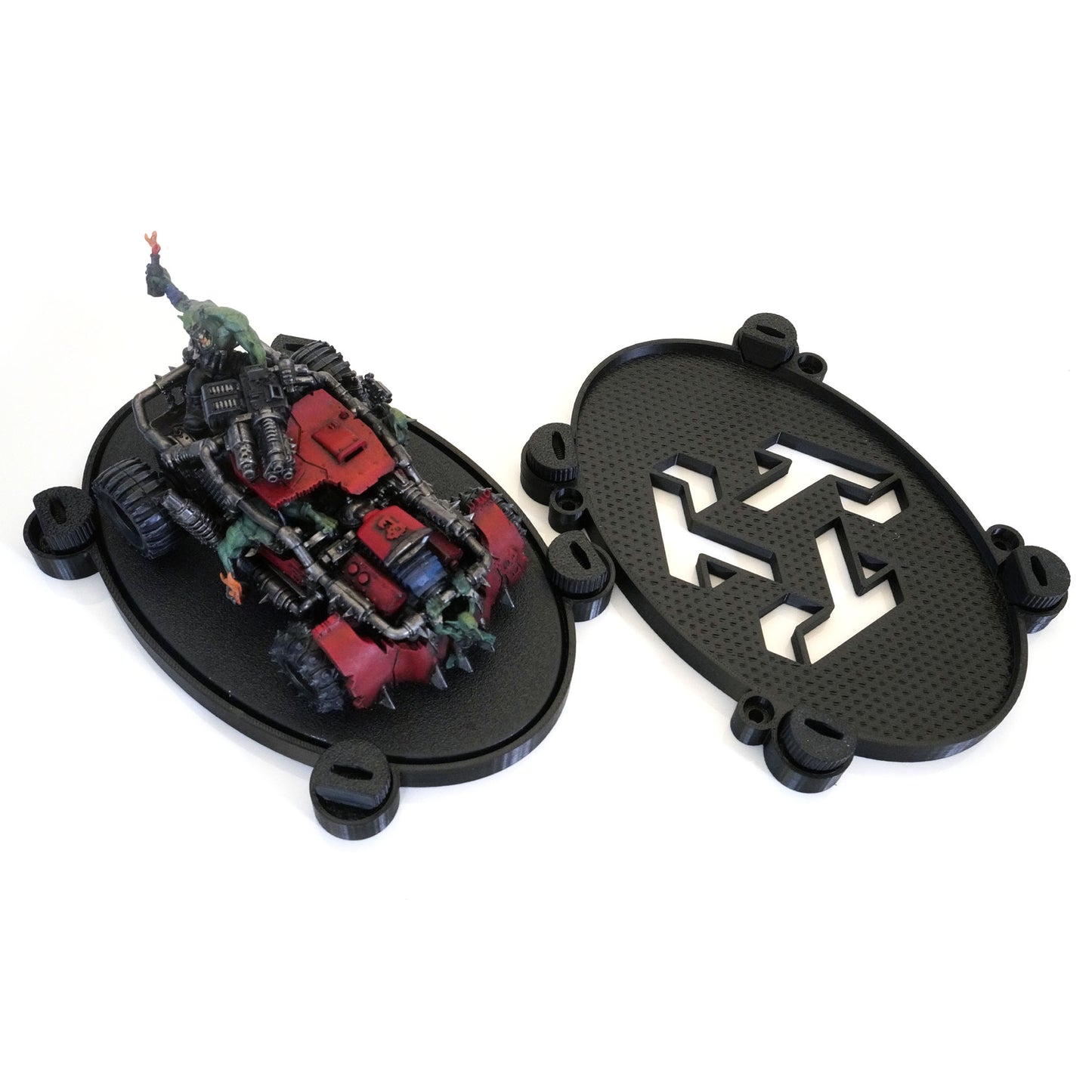 Monster Mechi Single 150mm Oval Base Mount