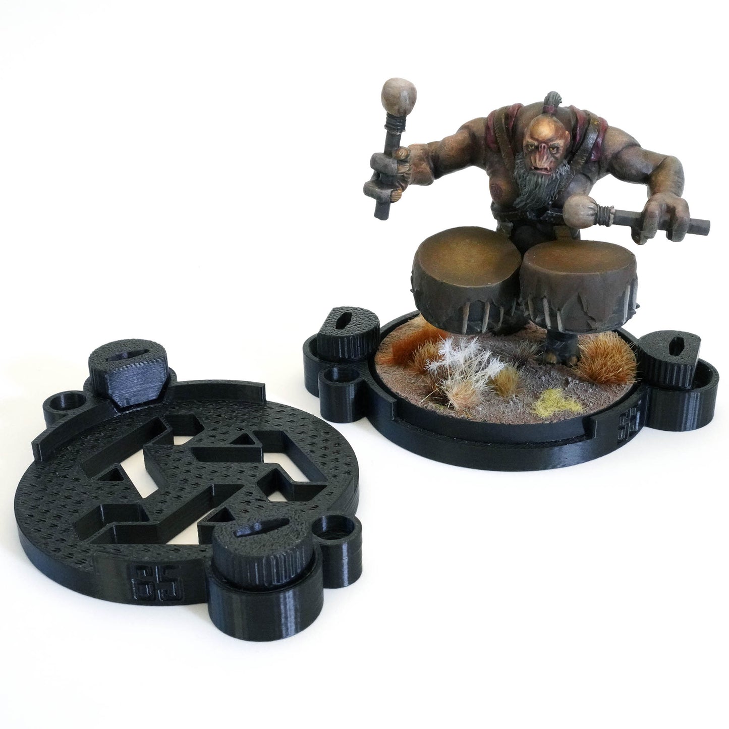 Monster Mechi Single 60mm Round Base Mount (Fits New GW)