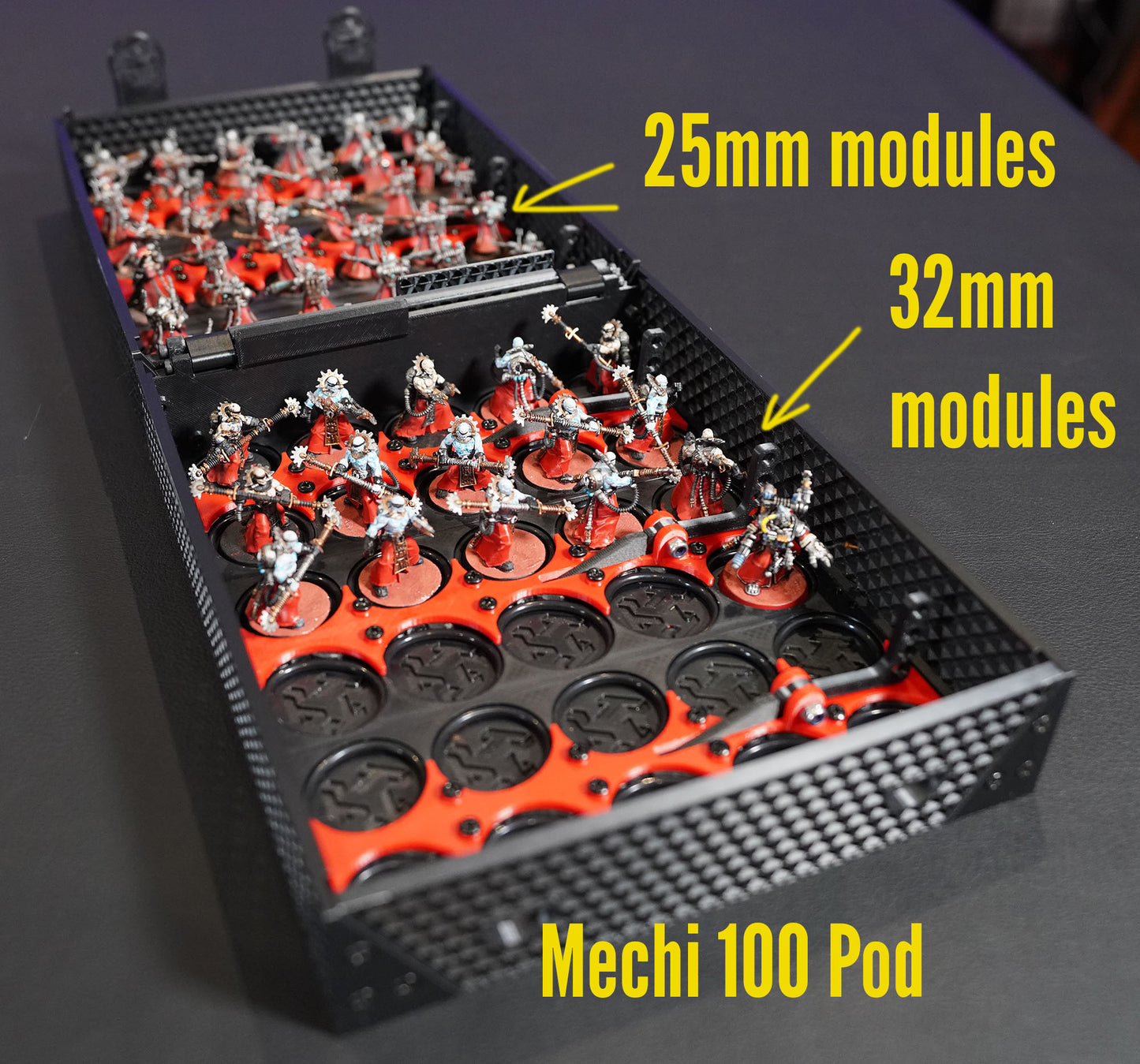 Mechi Pod 100 to fit Citadel Skirmish, Battle and Crusade Cases