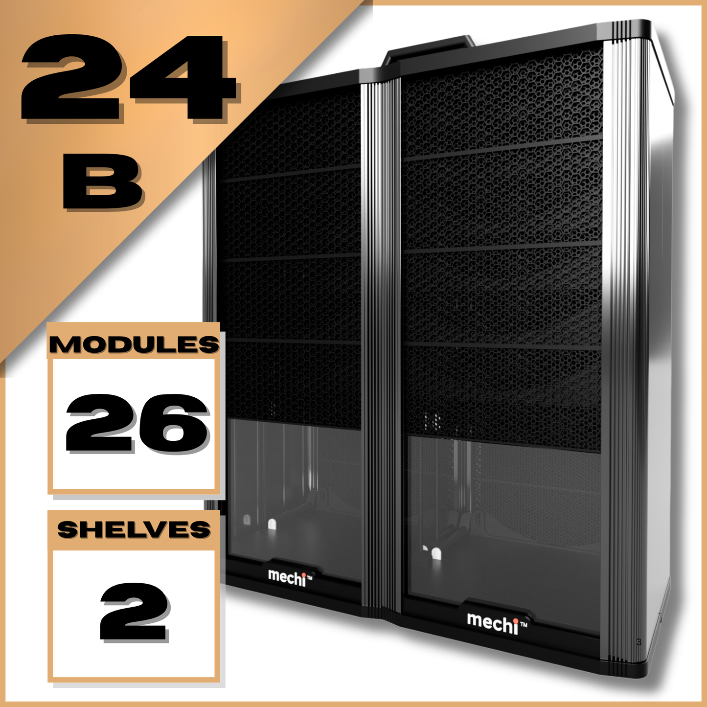 Slider Case 24B with Modules