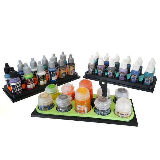 DRPA Hobby Case set of three paint modules to fit Citadel Paint Pots