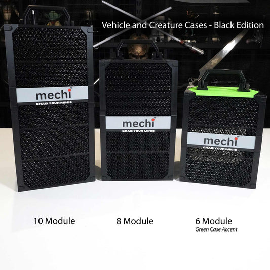 Warhammer 40K compatible Mechi Vehicle and Creature Case - Black Edition