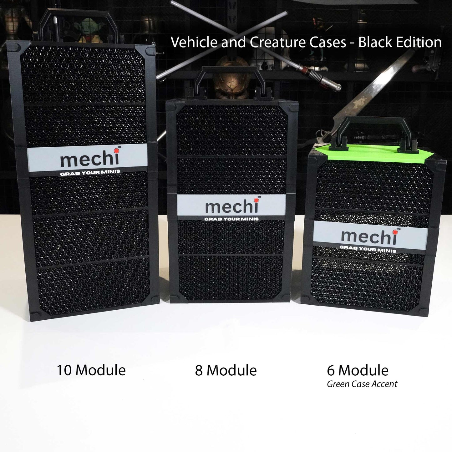 Mechi™ Vehicle & Large Creatures Mesh Panel Case + OpenMechi™ & Anchor Set for AoS