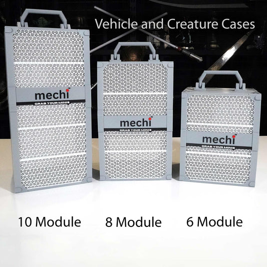 Warhammer 40K compatible Mechi Vehicle and Creature Case - White Edition