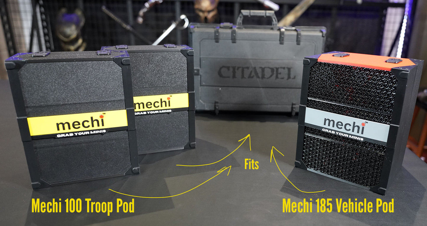 Mechi Pod to fit Citadel Skirmish, Battle and Crusade Cases